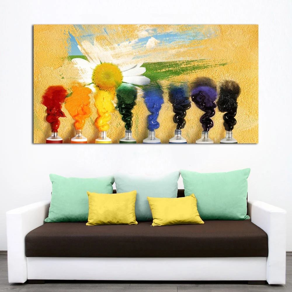 Абстрактная живопись JQHYART настенное искусство холст декоративная для гостиной