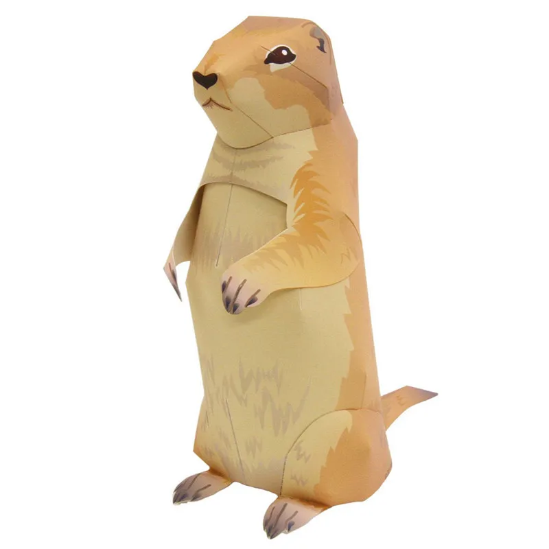 Луговая собачка сурок оригами для ручной работы художественная складной мини