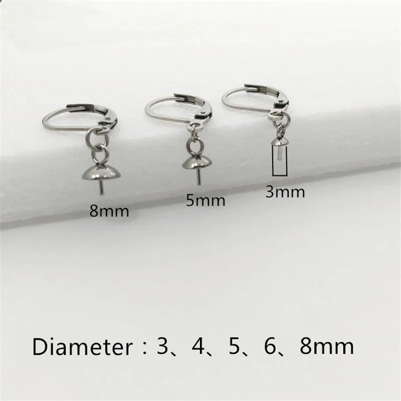 50 шт. французский крючок для серьги из нержавеющей стали Сережки сережек и