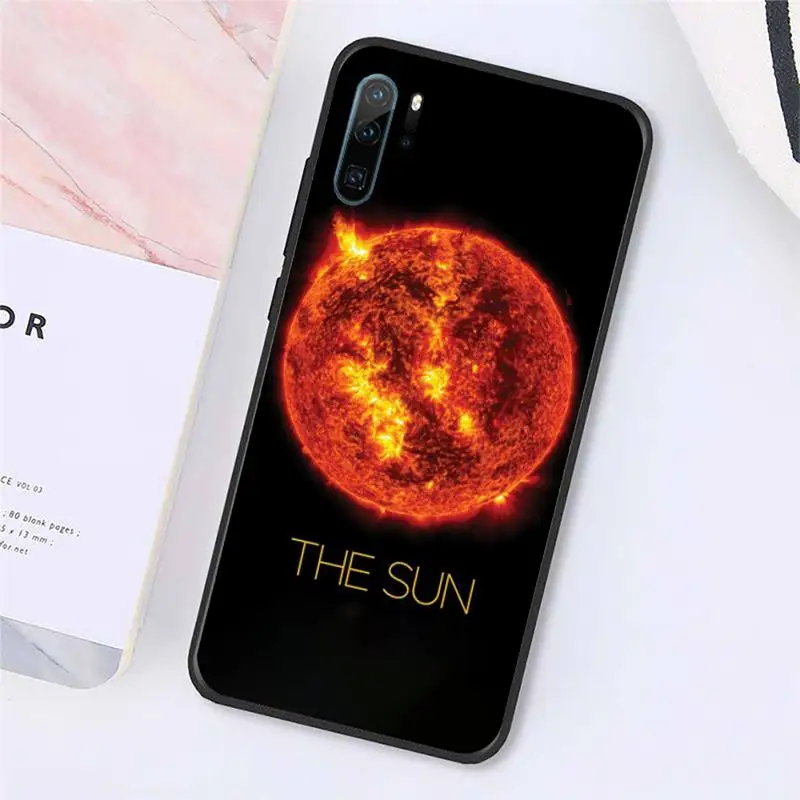 

Solar system planet earth mars Phone Case For Huawei P9 P10 P20 P30 Pro Lite smart Mate 10 Lite 20 Y5 Y6 Y7 2018 2019