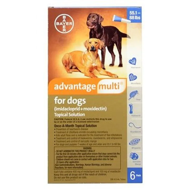 Bayer защитника преимущество мульти K9 Advantix блохи клещей и комаров предупреждения