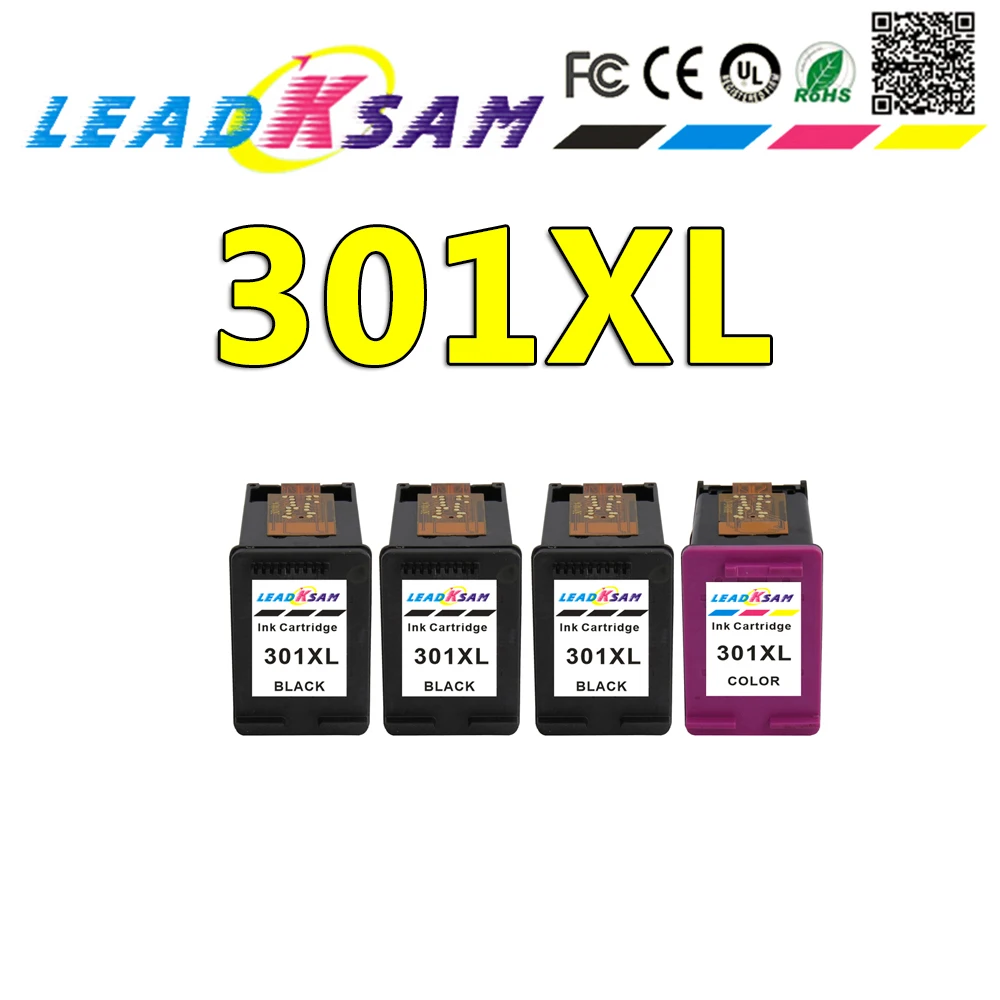 Картридж LEADKSAM 301XL совместимый с hp 301 xl hp301 чернильный картридж для принтера Envy 4500