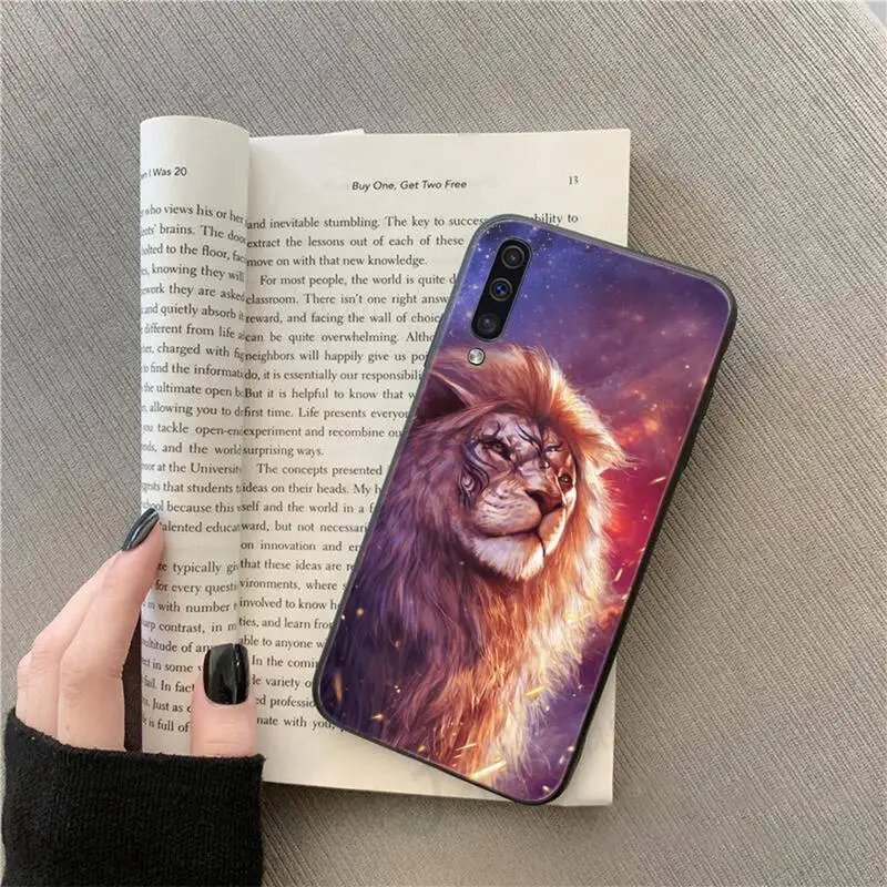

lion King of the Tiger Forest animal Phone Case For Samsung S6 S7 edge S8 S9 S10 e plus A10 A50 A70 note8 J7 2017