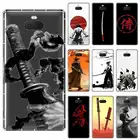 Мягкий чехол из ТПУ с японским мечом самурая для Sony Xperia X XA XA1 XA2 XA3 XZ XZ1 XZ2 XZ3 XZ4 L1 L2 L3 Plus