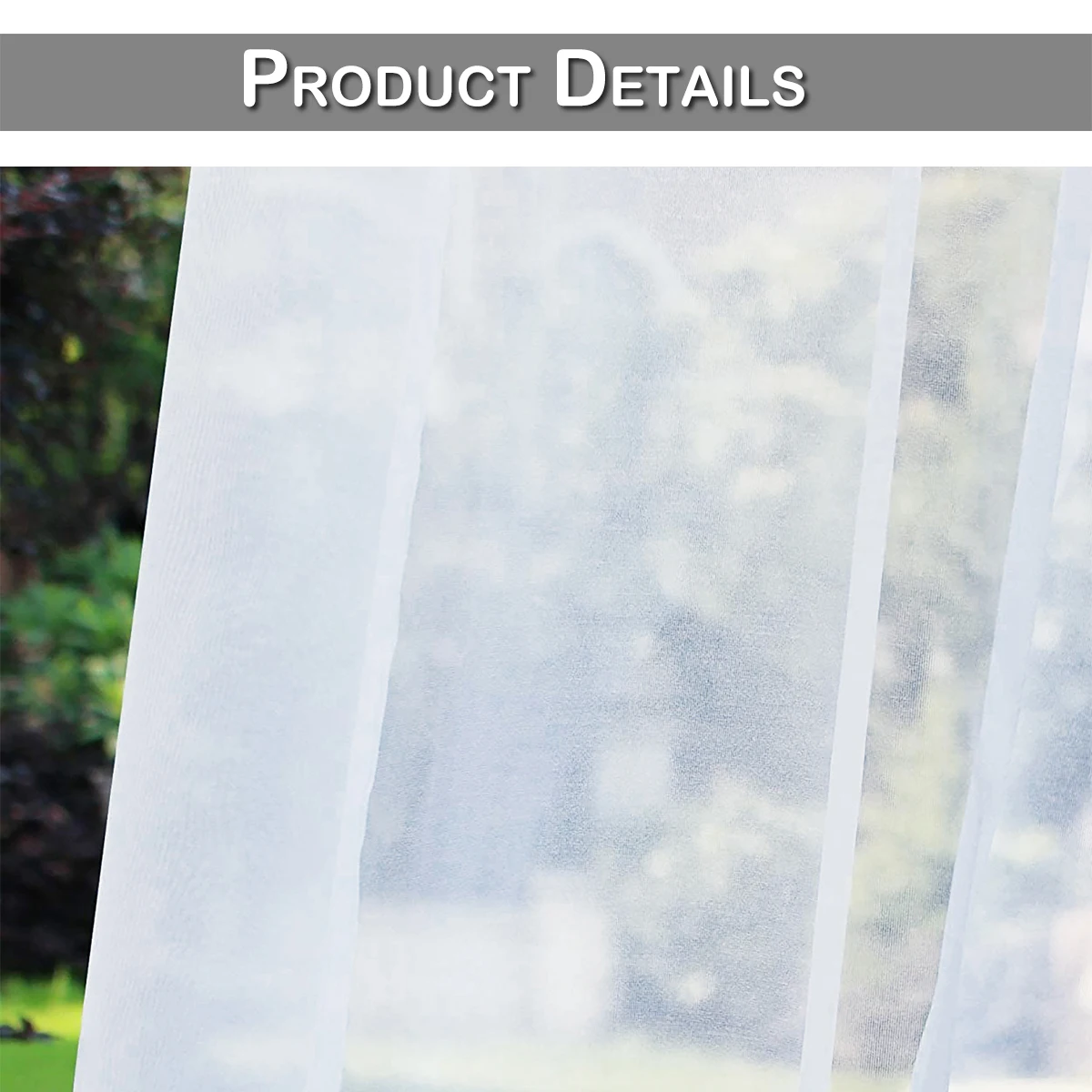 Занавеска для патио водонепроницаемые уличные садовые шторы прозрачные