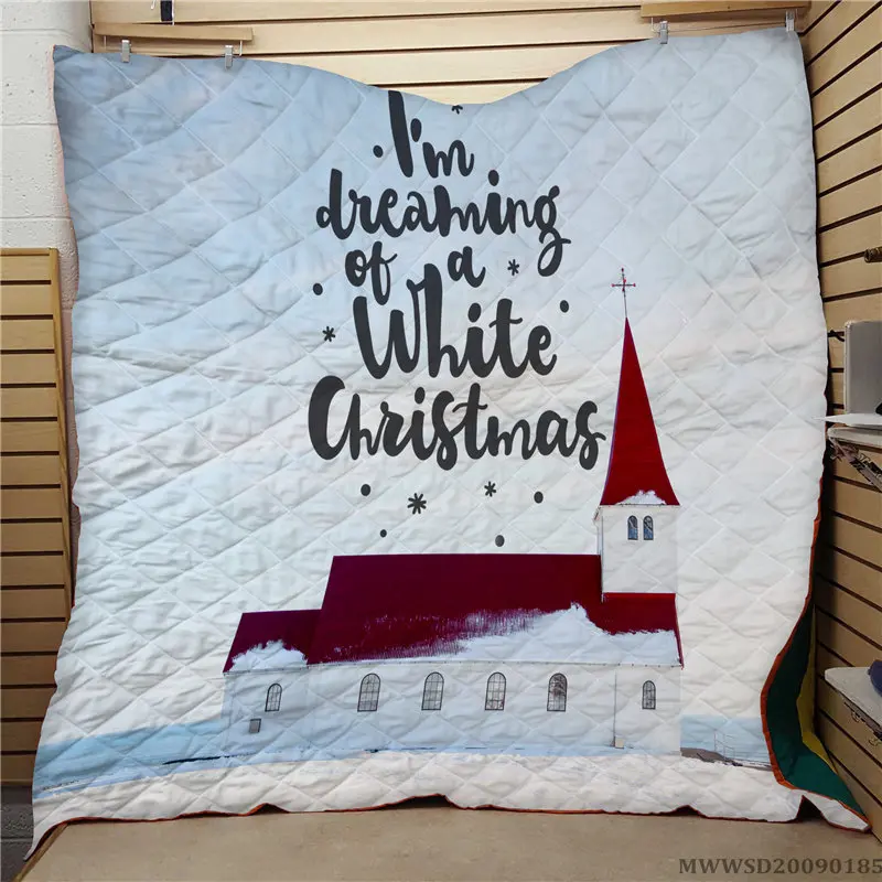 

Домашний текстиль с рождественским принтом, одеяло, супермягкий дышащий современный домашний комплект кровати для детей, горячая распрода...