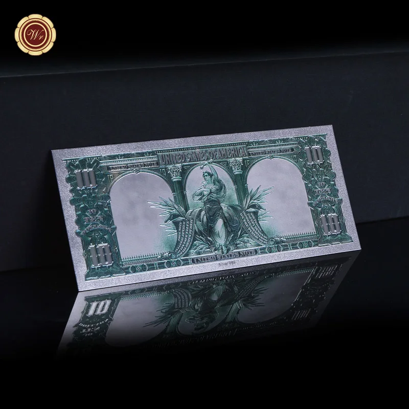 Памятная банкнота из золотой/серебряной фольги в долларах США | Дом и сад