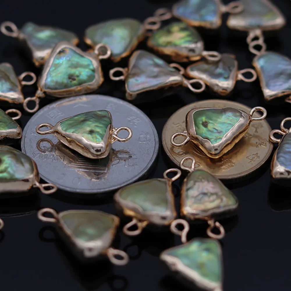 Соединители из натурального жемчуга неправильной формы в стиле барокко