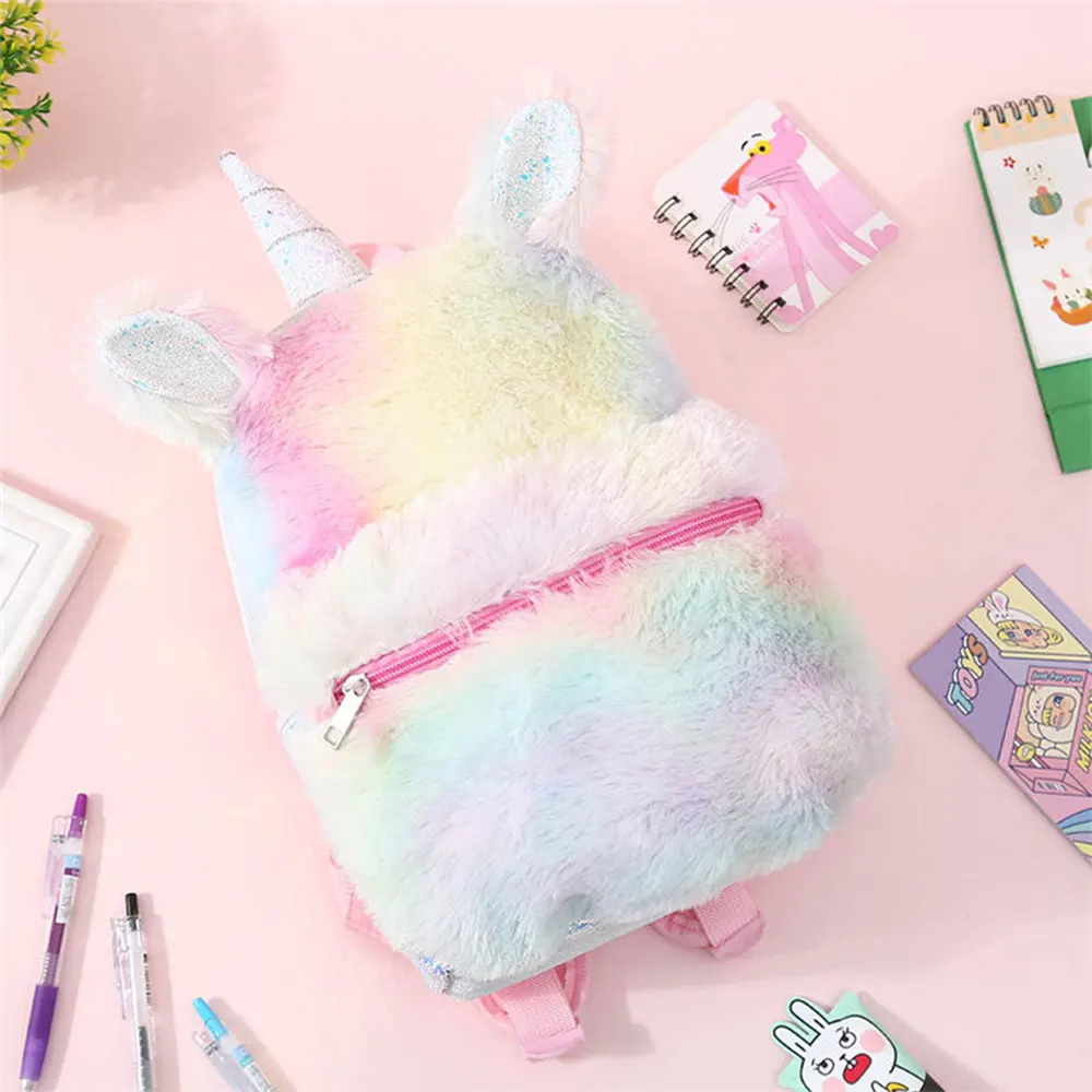 25-35 CM Baby Backpack Unicorn Mochila Niño Stuffed& Plush Animals Plush Backpacks Soft Toys for Children Gift for Girlfriend