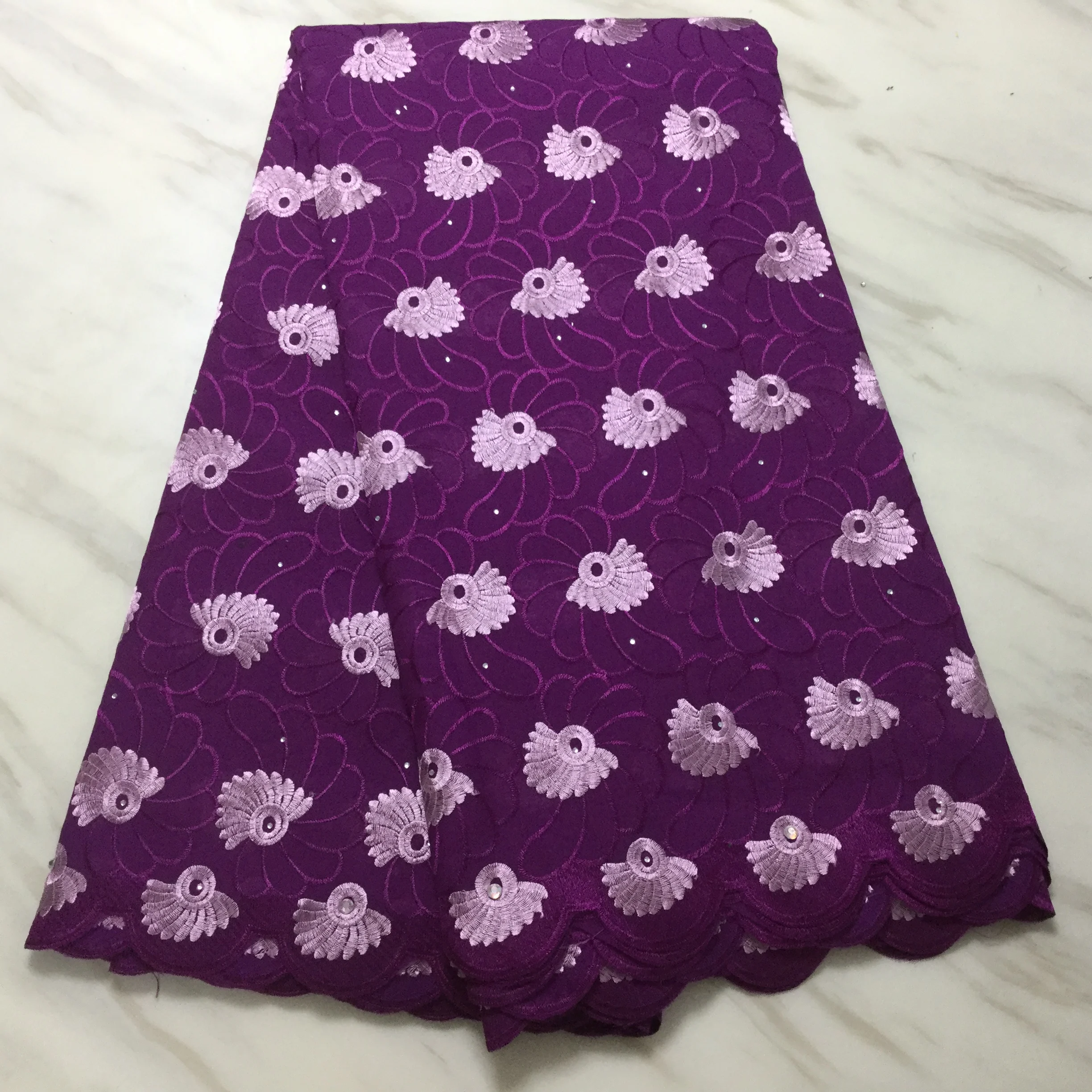 Нигерийская швейцарская вуаль хлопок кружевная ткань 2019 африканская кружево в