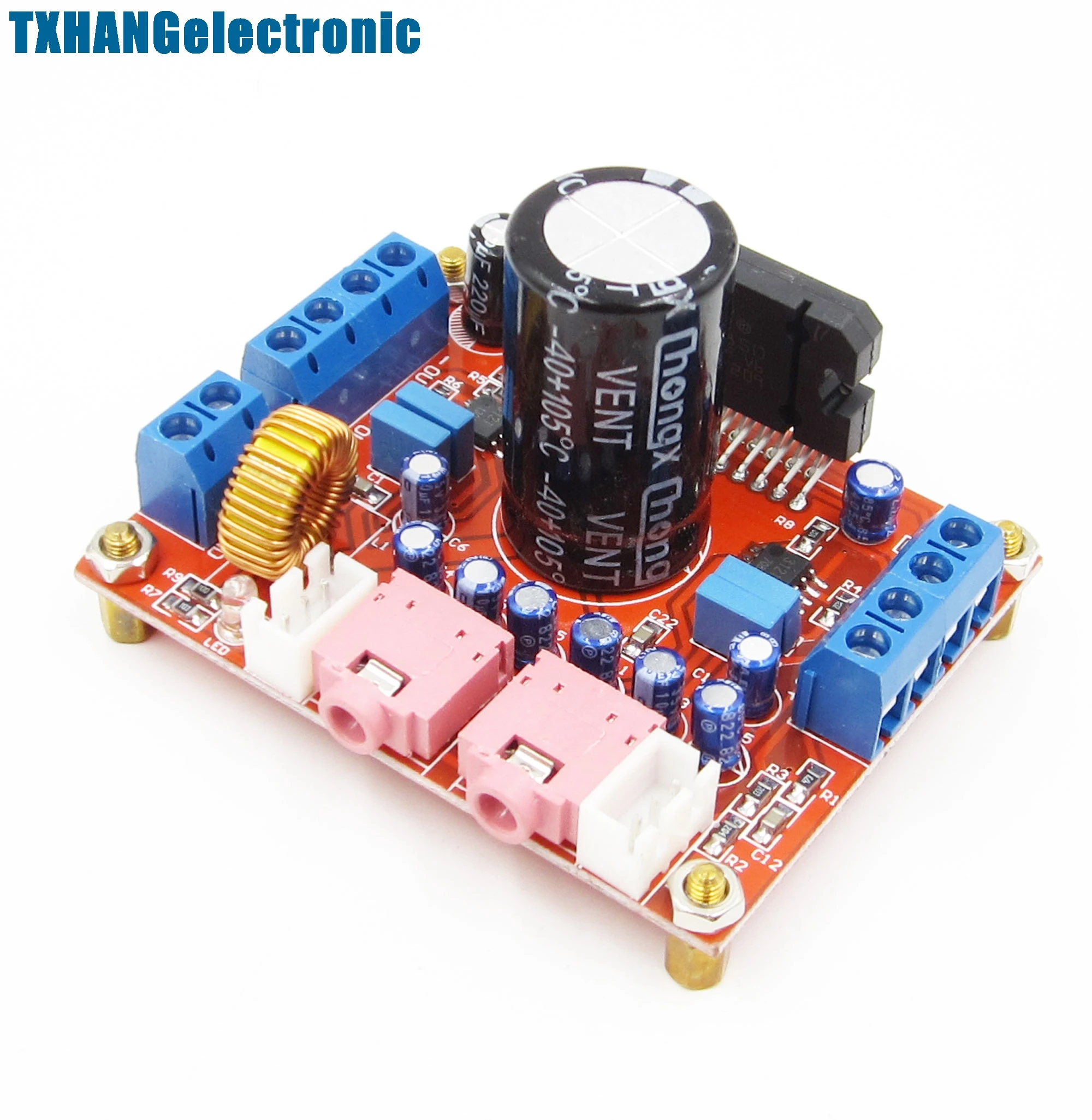 TDA7850 4X50W автомобильный аудио усилитель мощности плата модуль BA3121 Denoiser DC 12V сделай