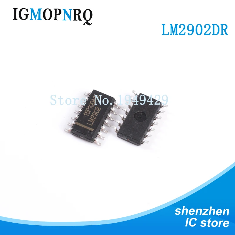 10 шт. LM2902 LM2902DT LM2902DR SOP 14 операционные усилители Op низкой мощности Новинка|op amp|amplifier