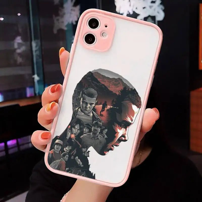 

Stranger Things Phone Case Matte Transparent For iPhone 12 Mini 11 Pro XR XS Max 7 8 Plus