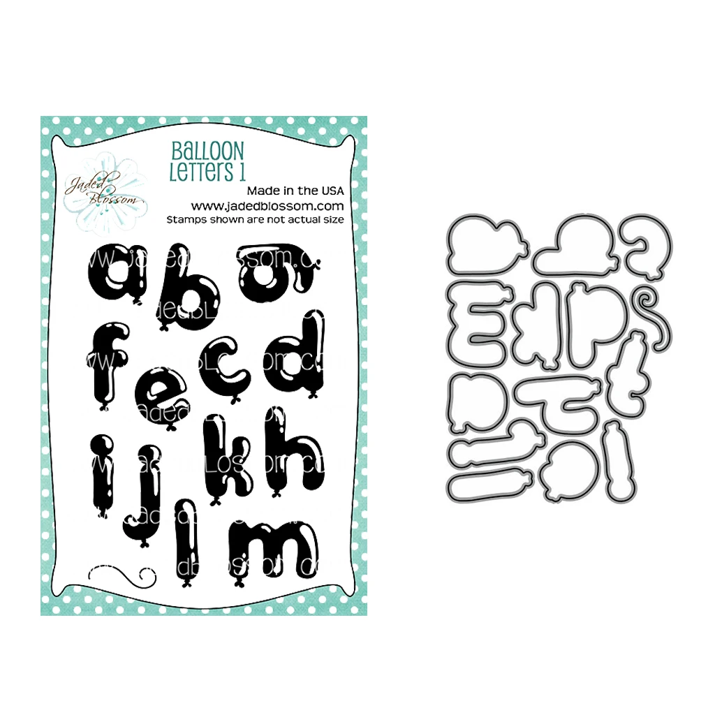 

New Arrival Balloon Letters Alphabet Metal Cutting Dies and Stamps for Scrapbooking DIY Seal Craft Stencil Card Make Album Sheet