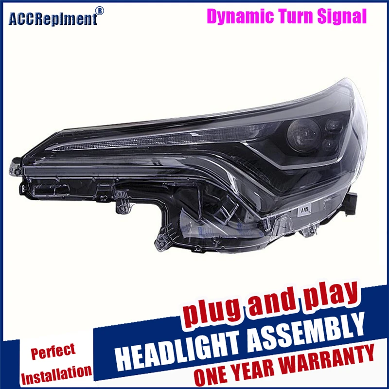 

Head lights Car Styling For Toyota C-HR Headlights 2018-2020 Dynamic Turn Signal For CHR All LED Head lamp Led DRL