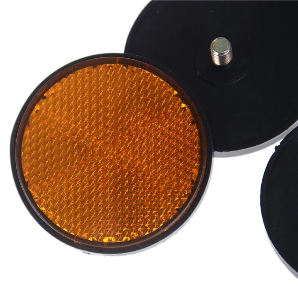 2 шт. прямоугольный Круглый отражатель для автомобиля мотоцикла велосипеда