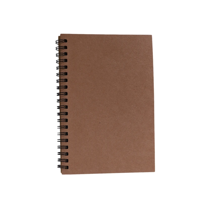 Ретро Крафт Катушка эскиз Sketchbooks пустой блокнот творческий школьные