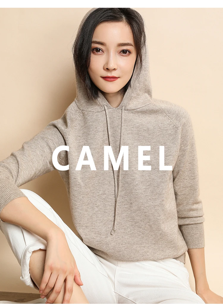 Женский свитер с капюшоном, осень и зима, новинка, вязаный пуловер, джемпер, свободный, синий, короткий, модный, сексуальный, джемпер для женщин