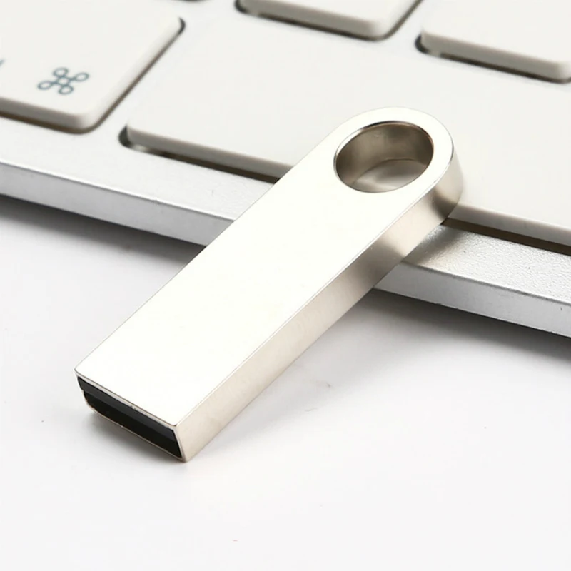 (10pcs Free Custom Logo ) USB Flash Drives 2.0 Mini Usb Metal Pen Key Disk Pendrives Card Memory Stick 8GB/4GB/16GB/32GB | Компьютеры и