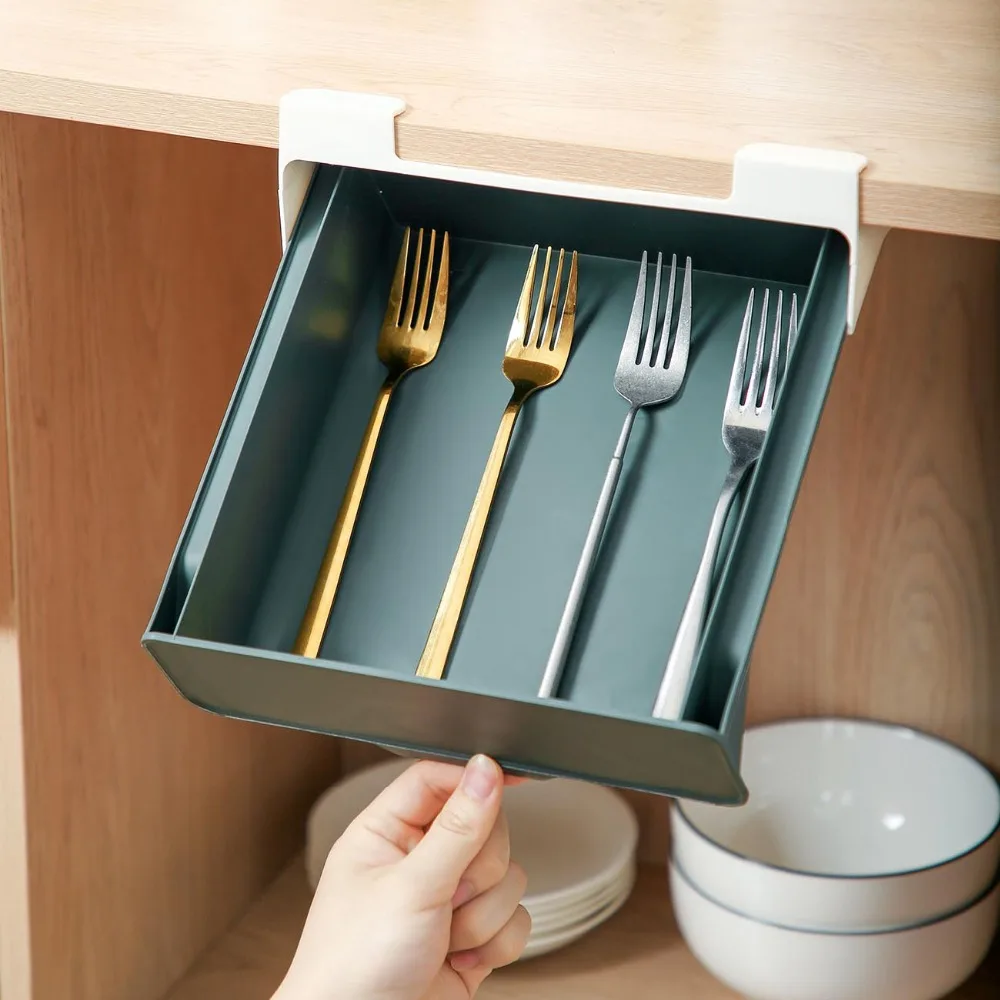 

Пылезащитный кухонный Крюк Полка выдвижной шкаф разделительная полка под столом Висячие мешочки отделочные стеллажи для хранения