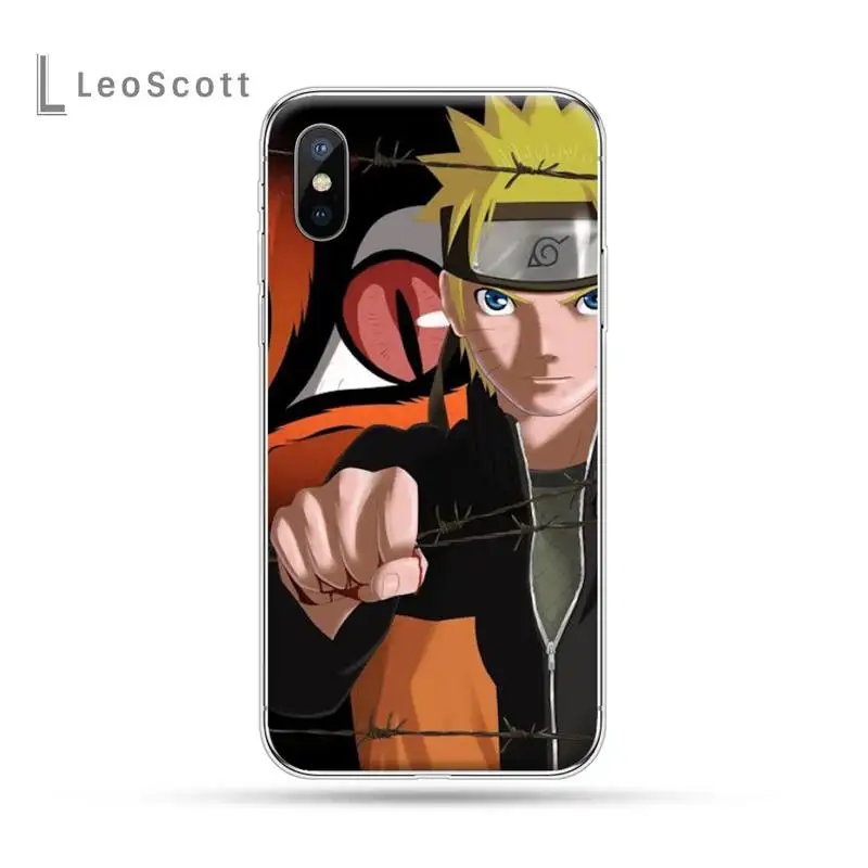 

hot anime Naruto Sasuke pattern Phone Case For iphone 12 5 5s 5c se 6 6s 7 8 plus x xs xr 11 pro max