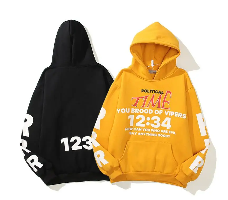 

High street hip hop 123 hoodie for men sweatshirts streetwear high-quality autumn women hoodies pull homme sudaderas