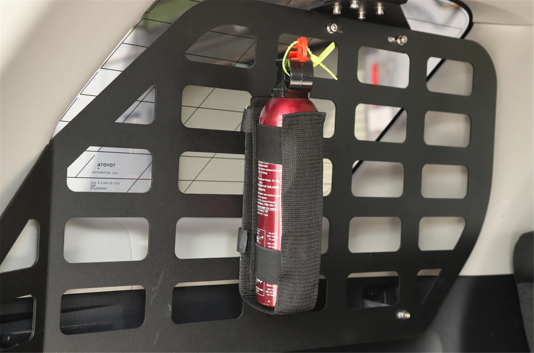 

Car Fire Extinguisher Strap for Toyota 4Runner 2017+ Stylish Car Accessories Interior Decoration Brand New