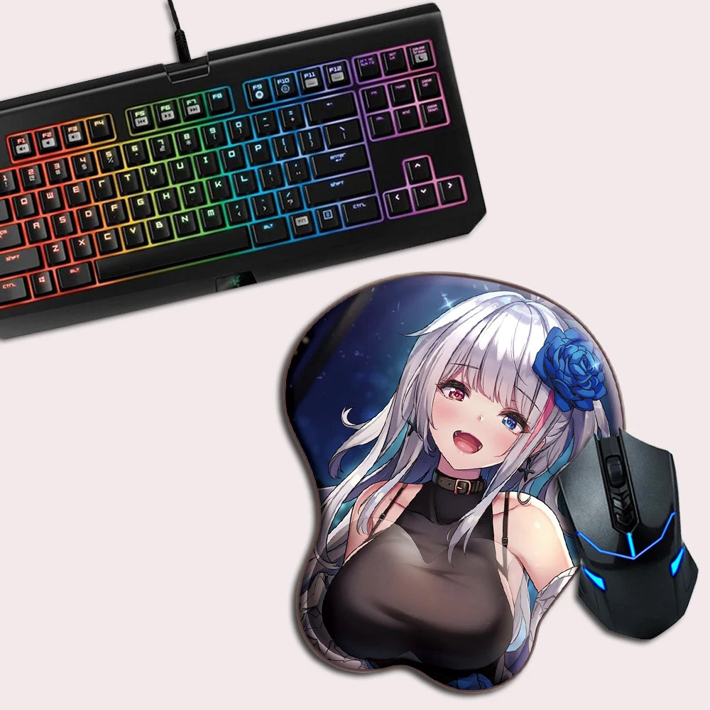 FFFAS Sexy Breast Soft Silicon 3D Mouse Pad Ergonomic MousePad With Wrist Rest Notebook computer PC mat | Компьютеры и офис