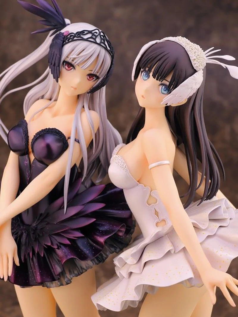 

SkyTube T2 Art Girls Anime Sexy Girl Figure White Odette Black Odile PVC Action Figure Stand Japanese Model Toys Collection Doll