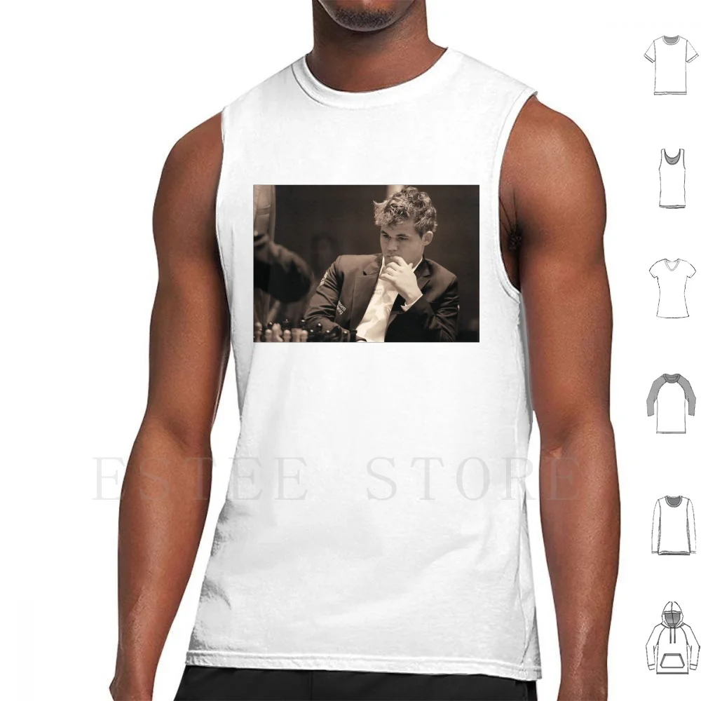 

Майка Magnus Carlsen, хлопковые шахматные майки, Норвегия Carlsen