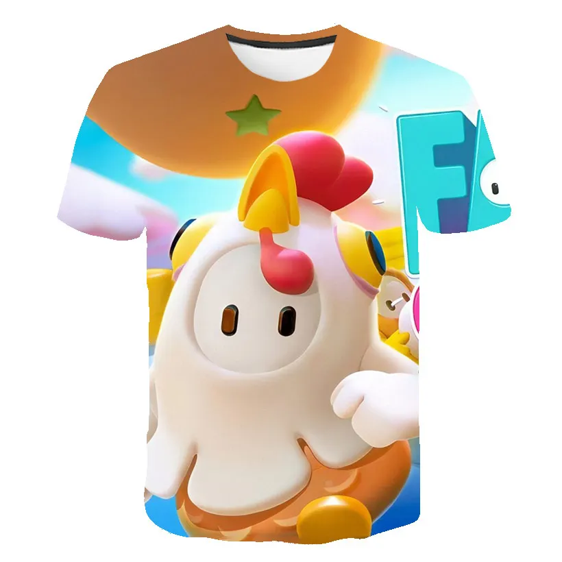 

3-14Years Kid Clothes 2021 Boys t shirt Children Clothes Anime Cartoon Girls T Shirt O-neck Tops 3d Print Funny Summer Toddler