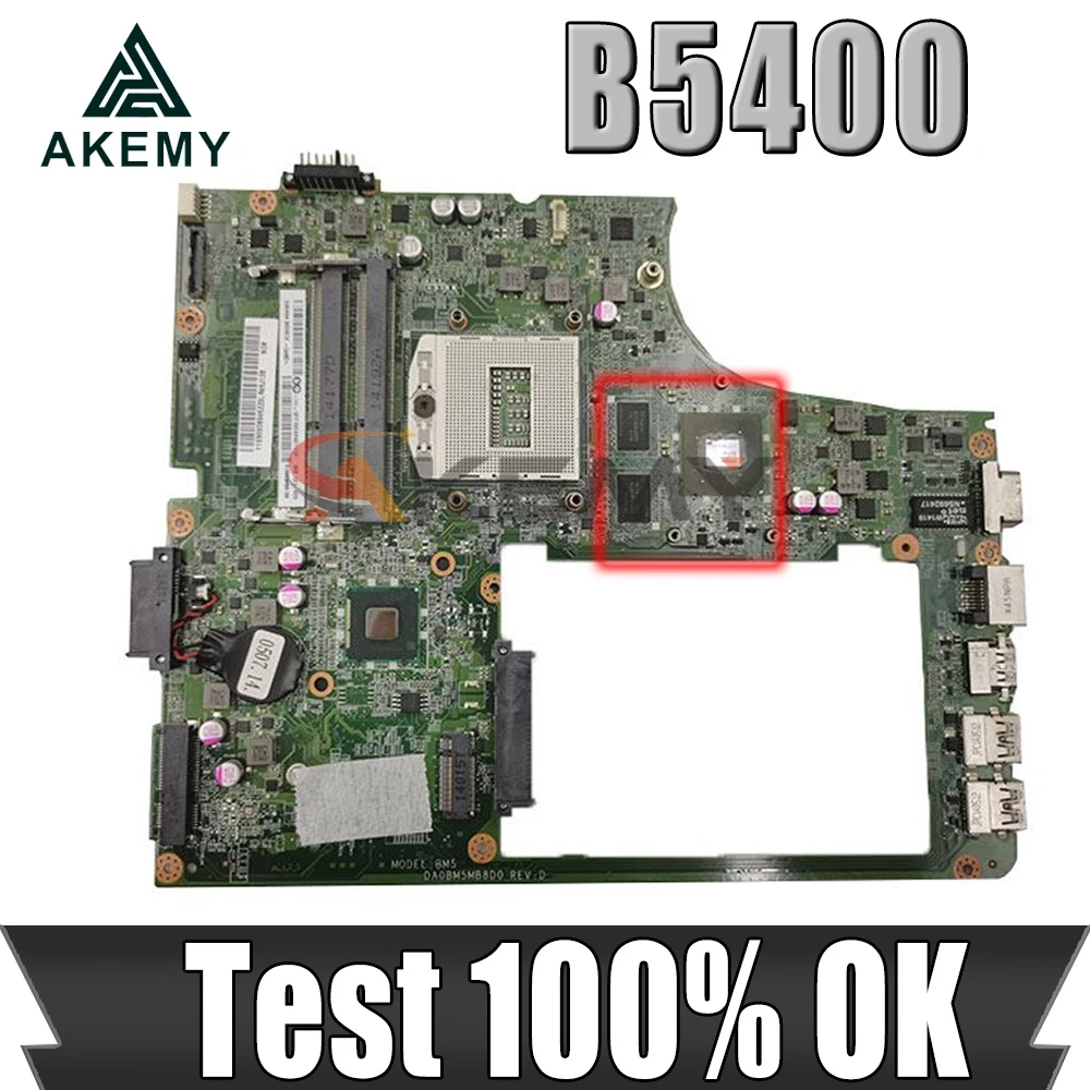 

AVAILABLE PROMISED WORKING DA0BM5MB8D0 REV : D LAPTOP MOTHERBOARD For Lenovo B5400 NOTEBOOK VIDEO CARD