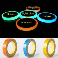 1 2cmx3m luminous fluorescent self adhesive glow in the dark sticker tape safety security home decoration warning tape