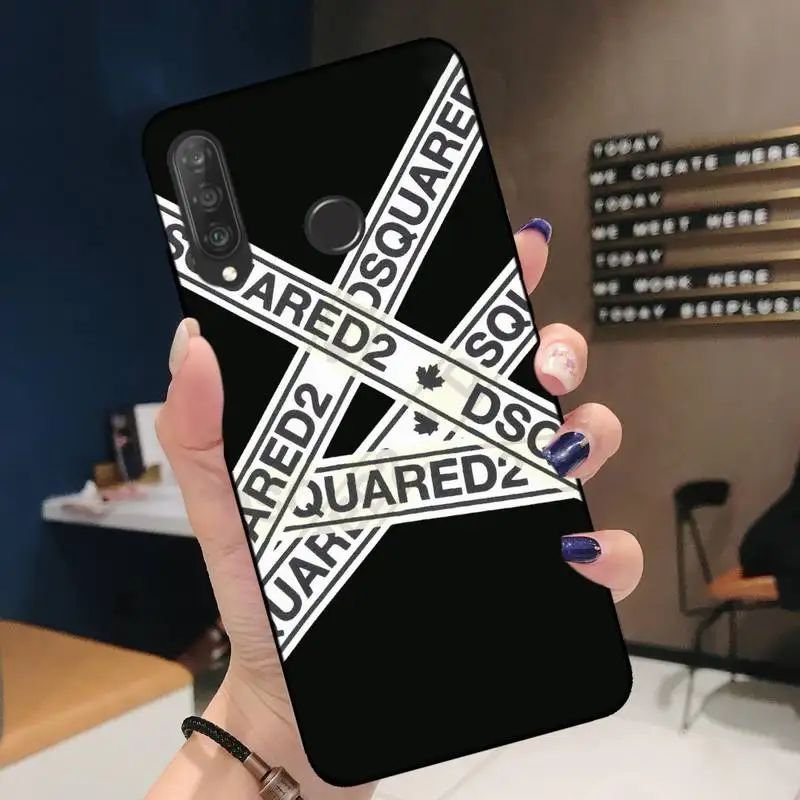

Soft Cover Luxury Brand D2 Fashion DSQ2 Phone Case For Huawei P20 30 40 Pro Mate 20 30 40 Pro Honor 9x 10 30lite Y62019