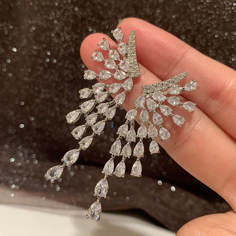 

Decorations For Women Trendy Earrings Wing Earring Gift To Girlfriend Joker European And American Modern Women's Earrings 2021
