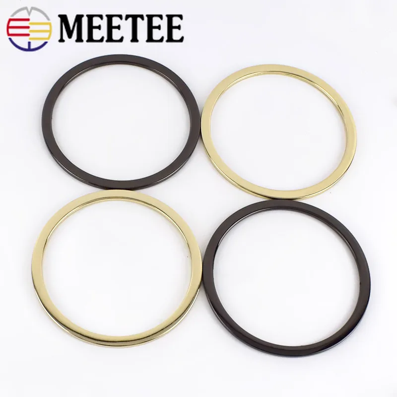 Плоское уплотнительное кольцо Meetee металлические ручки для сумок пряжки женских