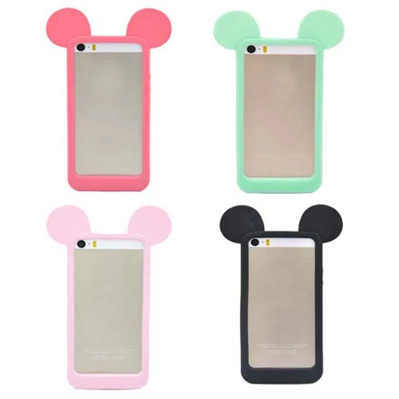 YRFF симпатичный чехол бампер с ушками мыши для iphone 6 S мягкие силиконовые чехлы