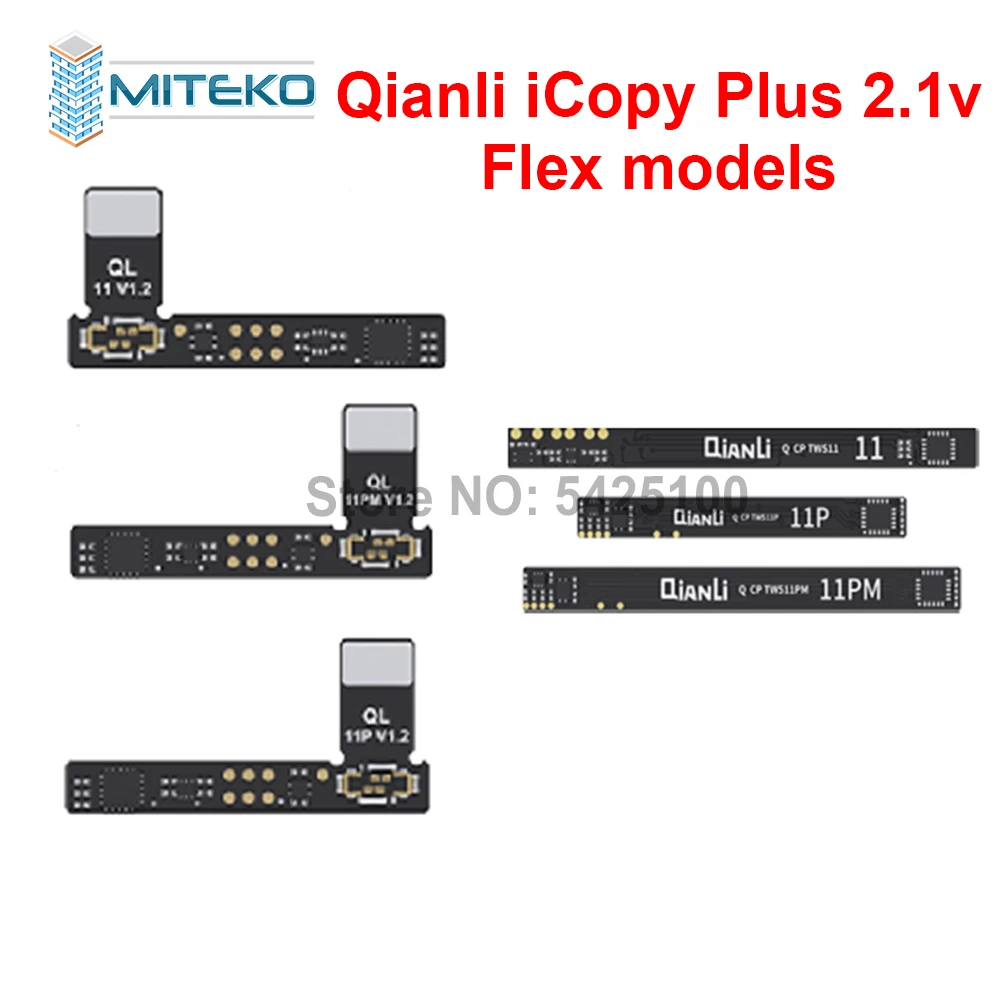 Программатор Qianli iCopy Plus 2 в и Apollo только плата аккумулятора со всеми типами гибкой