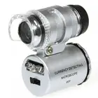 Увеличительное стекло Ручные лупы 60X, лупа для ювелирных украшений, лупа с петлей светодиодный светильник для осмотра и ремонта