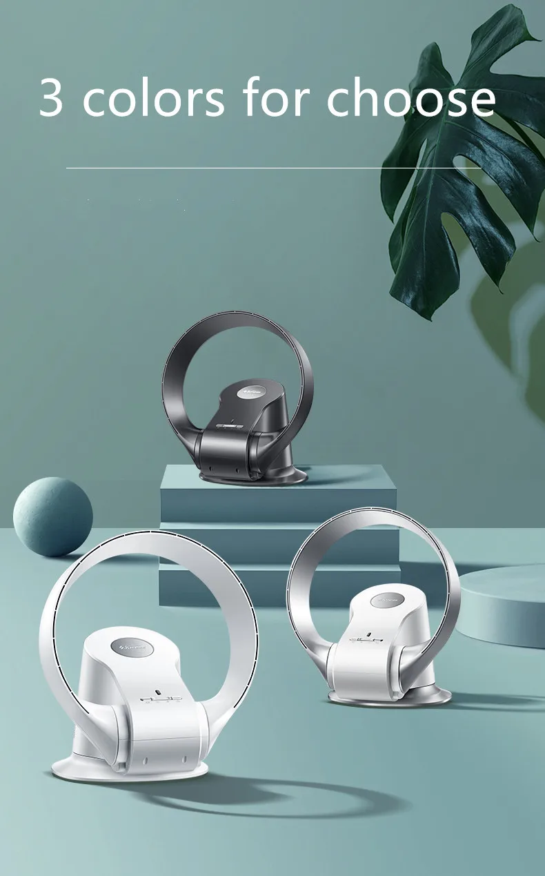 Вентилятор без лопастей 2019 бесшумный с функцией дистанционного тайминга 12