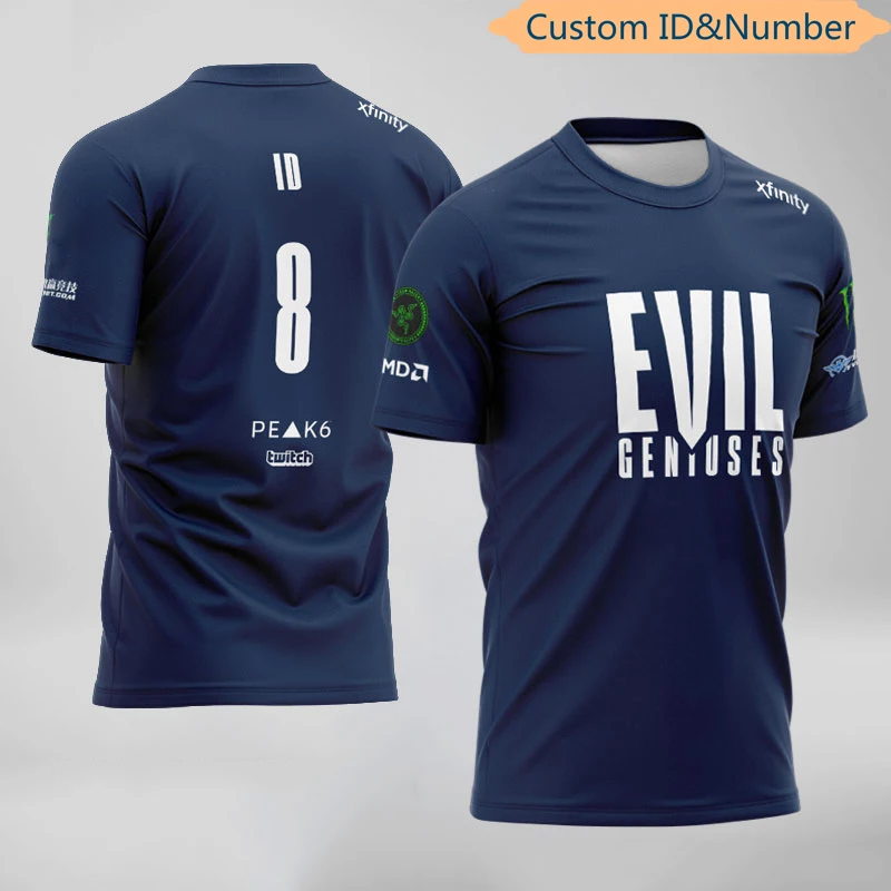 Футболка CSGO DOTA2 E Sports EG для мужчин и женщин|Мужские футболки| |