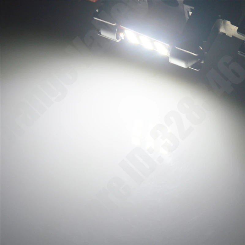 10 шт. c5w led CANBUS 31 36 39 41 мм Festoon C10W 6 лампа 2835 9 SMD 12V для чтения интерьер автомобиля