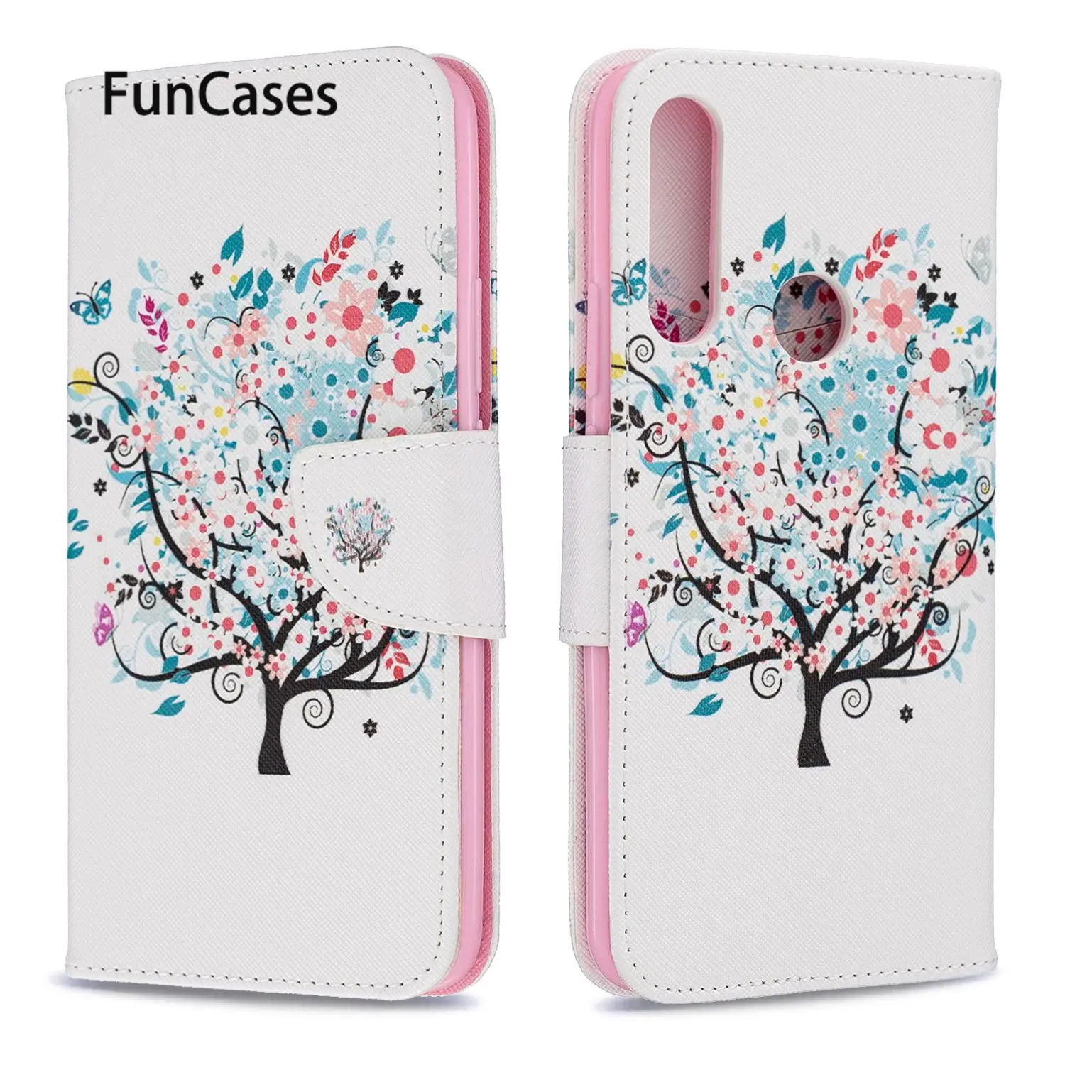 Чехлы книжки для Huawei P Smart Z Little Tree чехол книжка hoesje Y9 Prime 2019 Enjoy 10 Plus