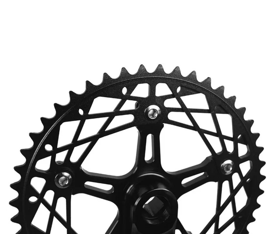 1 комплект Ретро фиксированный Fixie шатун для велосипеда 7075 с одной передачей дорожный велосипед 130BCD 48T 170 мм Паук кривошипный комплект Винтаж