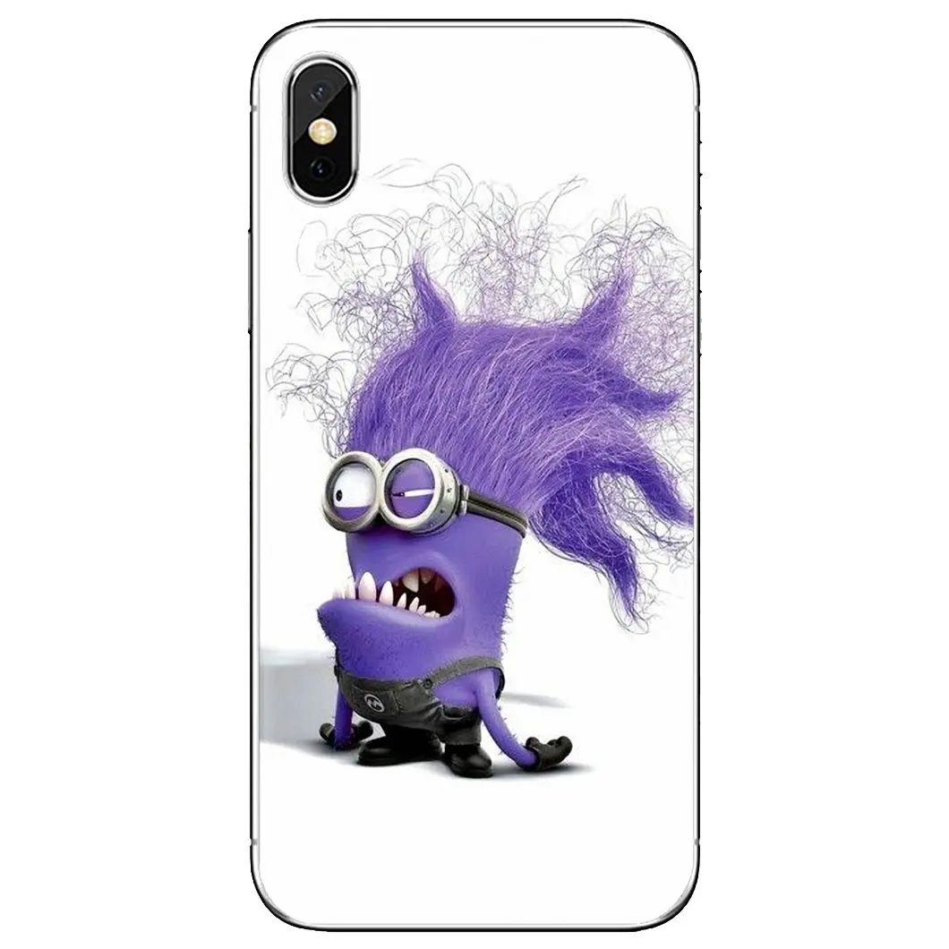 Лучший силиконовый чехол для телефона Фиолетовые обои с миньонами Xiaomi Mi5 Mi5S Mi6 Mi3