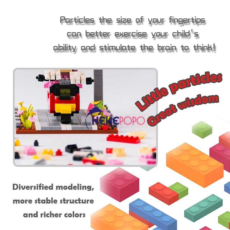 

Newest Mini Diamond Building Blocks Set 2609pcs Wukong Xiaoxia Model Blocks Bricks Figure Action DIY Assembly Kids Toys