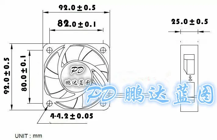 ADDA AD0924HS A70GL 9025 24 v 0,25 A 9 см/см Охлаждающие вентиляторы двойной шар