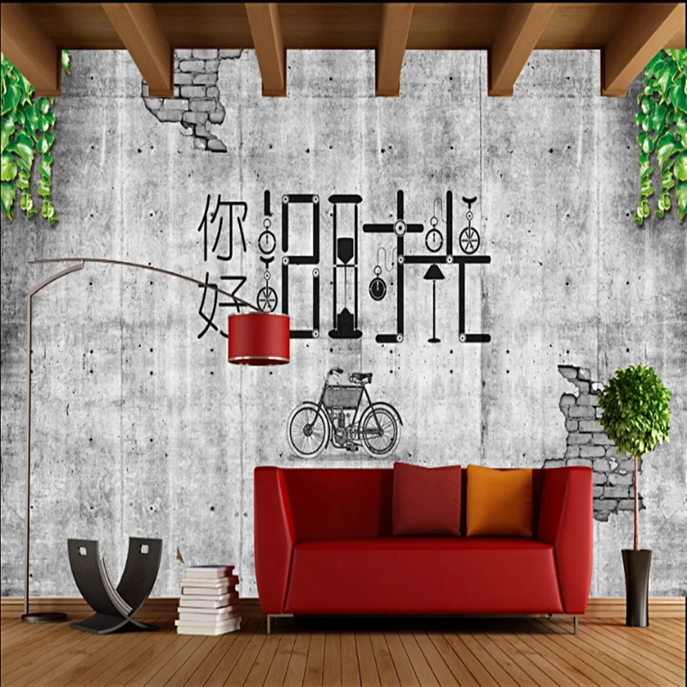 Изготовитель Milofei на заказ цементная стена Здравствуйте старое время фон обои