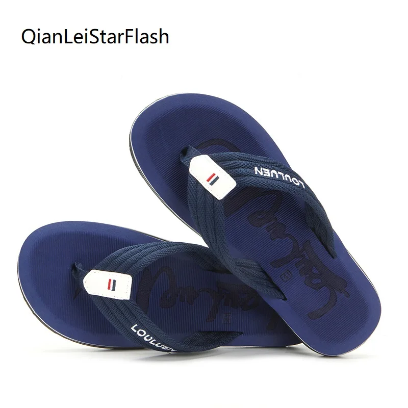 

Fashion Men Flip Flops Summer Casual slides Unisex Anti-skid Outdoor Light Beach Male Sandals Household Slippers Size 44