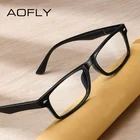 AOFLY, фирменный дизайн, анти-синий светильник, очки для чтения, мужские прямоугольные винтажные женские и мужские очки, компьютерные очки дальнозоркости, UV400